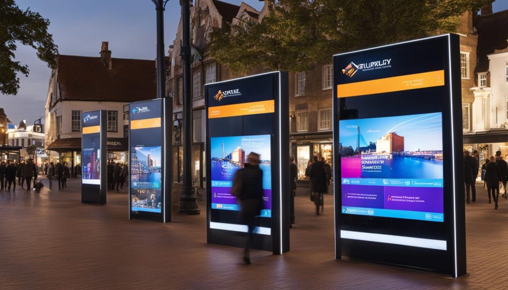 Digital signage in Suffolk