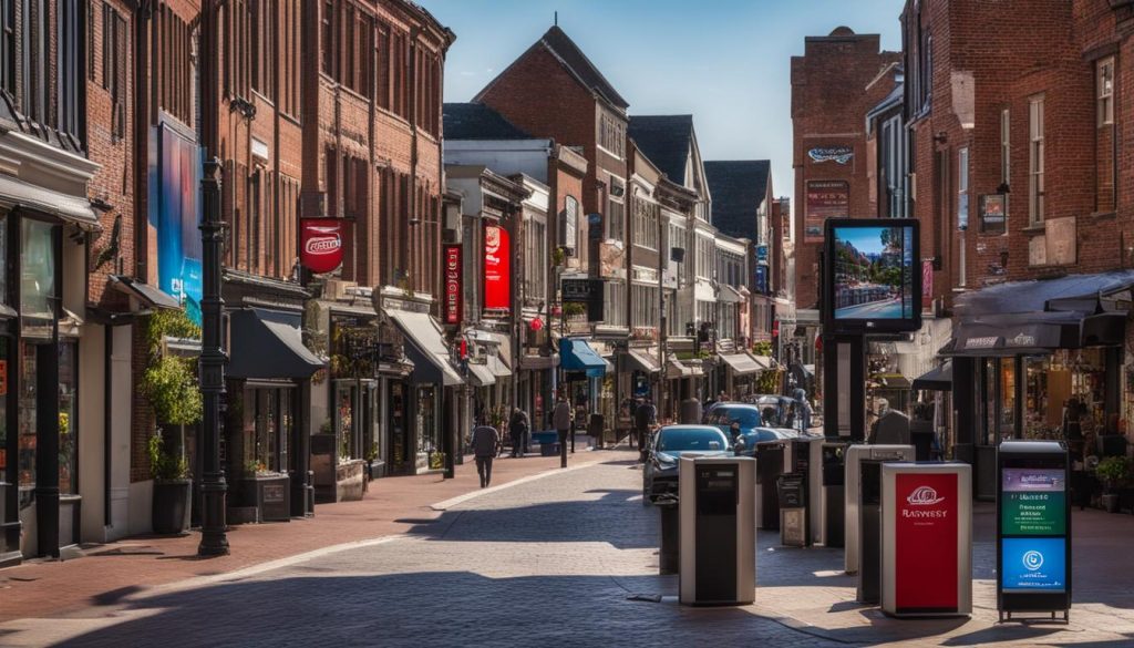 Digital signage in Winchester