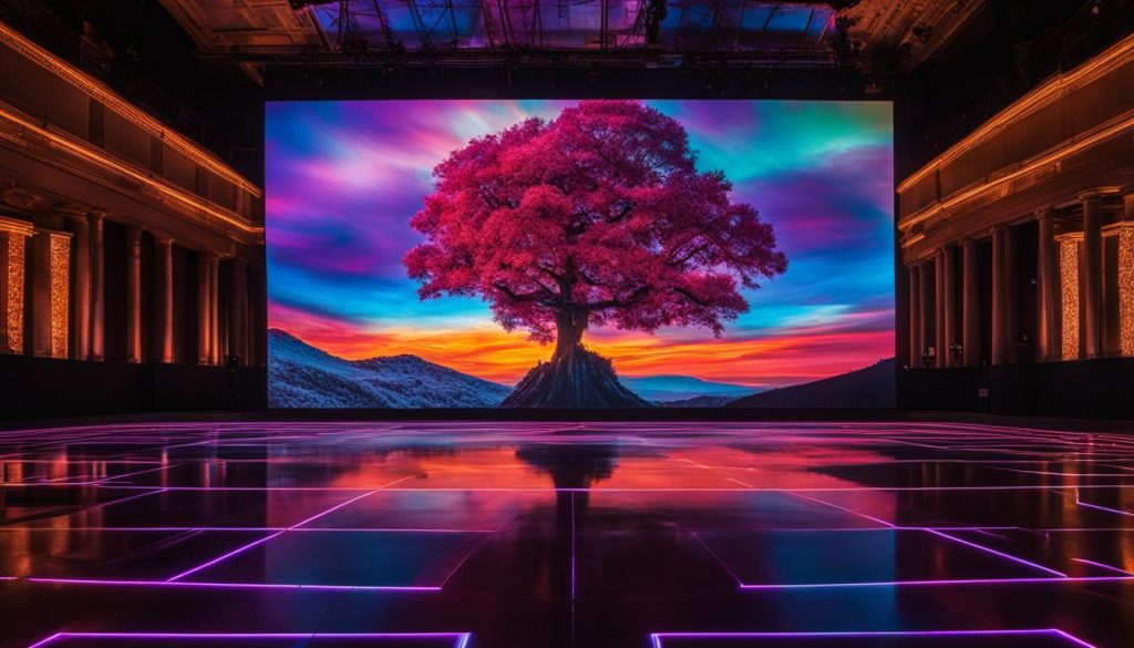 Experience Breathtaking Visuals with Our LED Video Wall