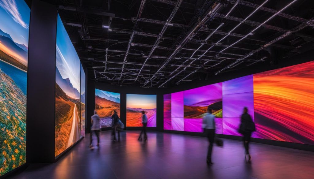 High-Resolution LED Video Walls