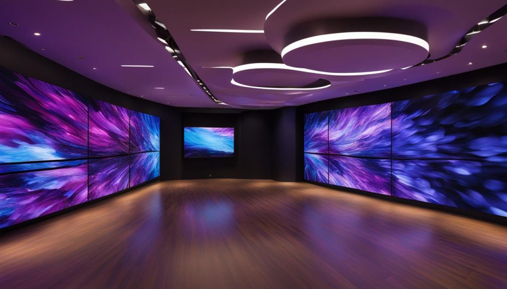 Immersive LED Video Wall Technology