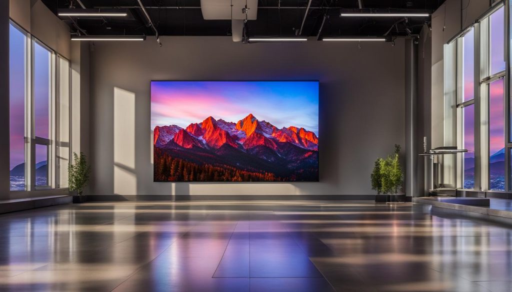 Indoor LED screen in Boulder