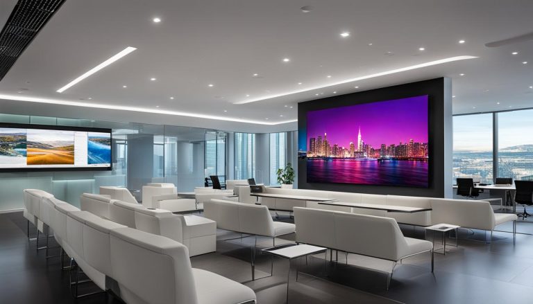 Indoor LED screen in Enterprise