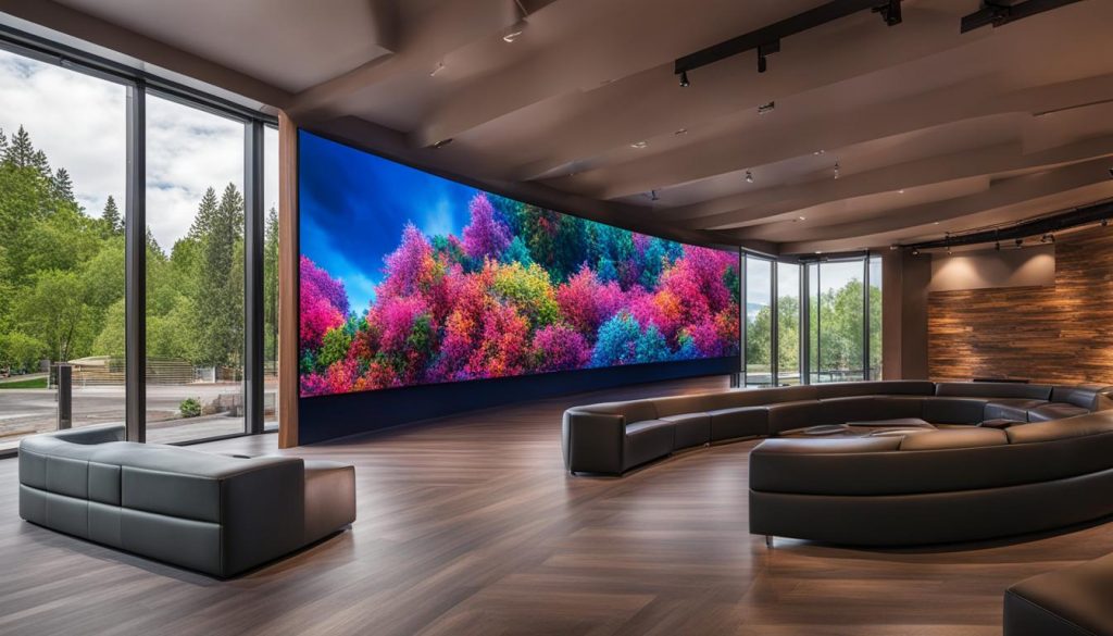 Indoor LED screen in Fort Collins