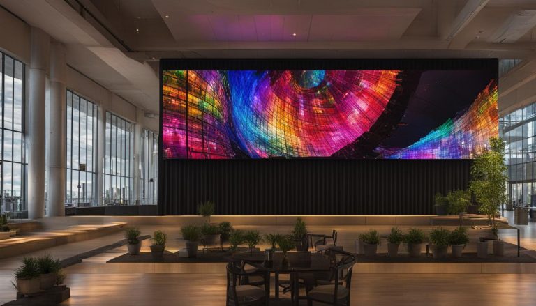 Indoor LED screen in Lawrence