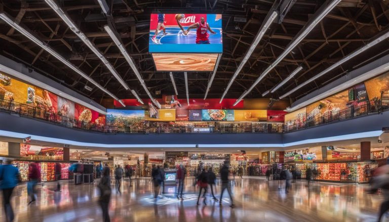 Indoor LED screen in Lowell