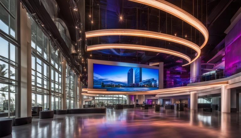 Indoor LED screen in Virginia Beach