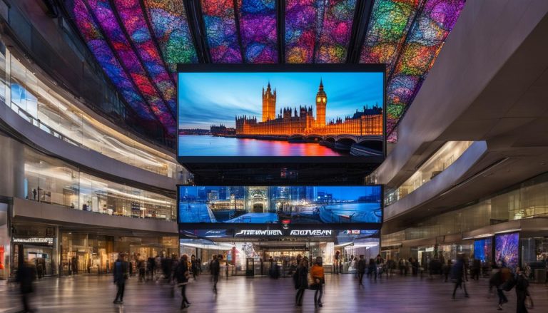 Indoor LED screen in Westminster