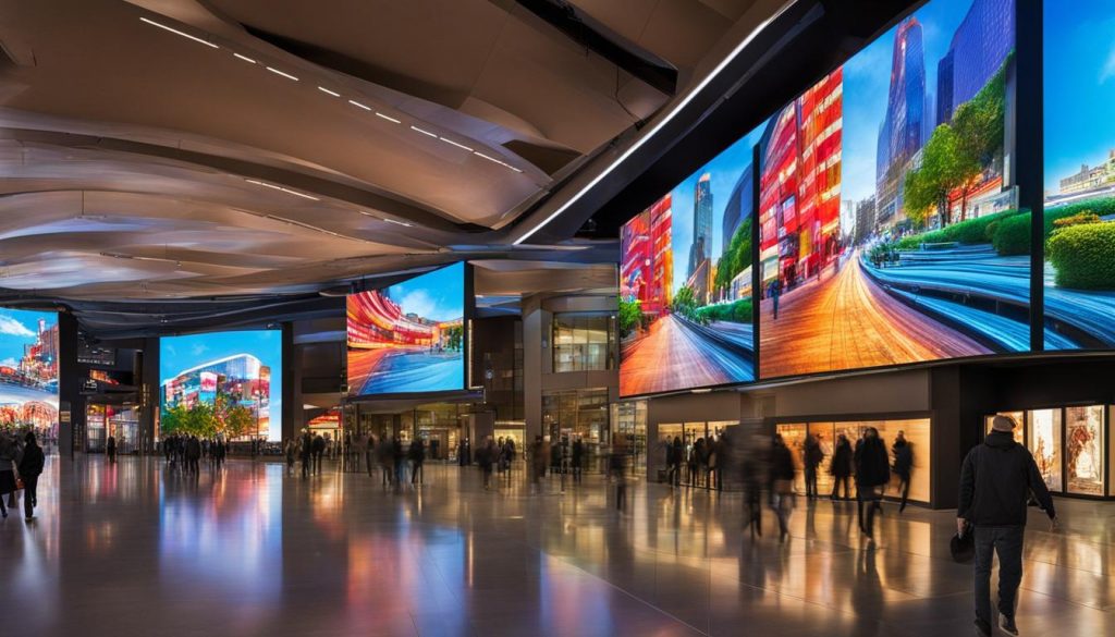 Indoor advertising display