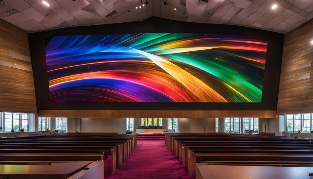 LED Screen for Church in Springdale