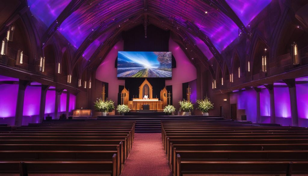 LED Video Wall Solutions for Churches