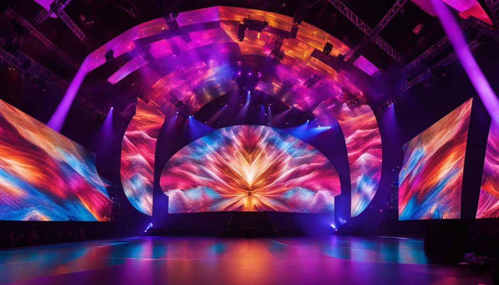 LED Video Walls Concert Visuals