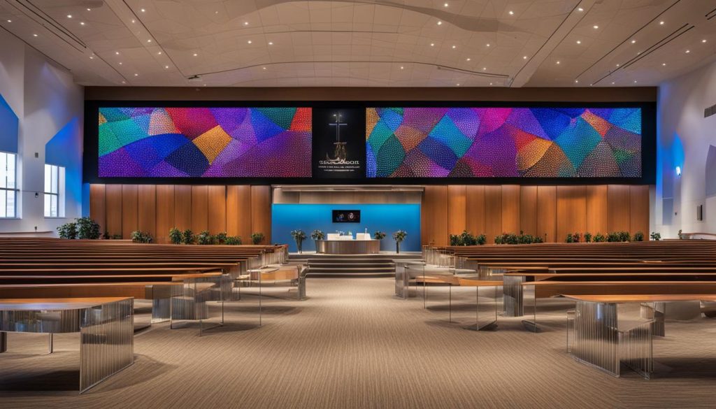 LED display for church in Atlanta