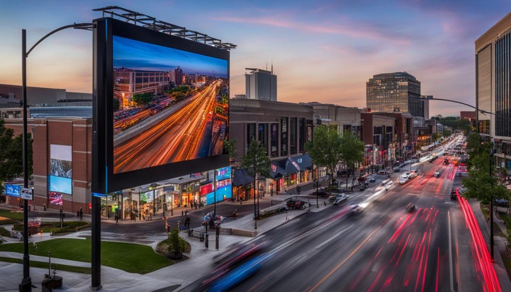 LED display in DeKalb