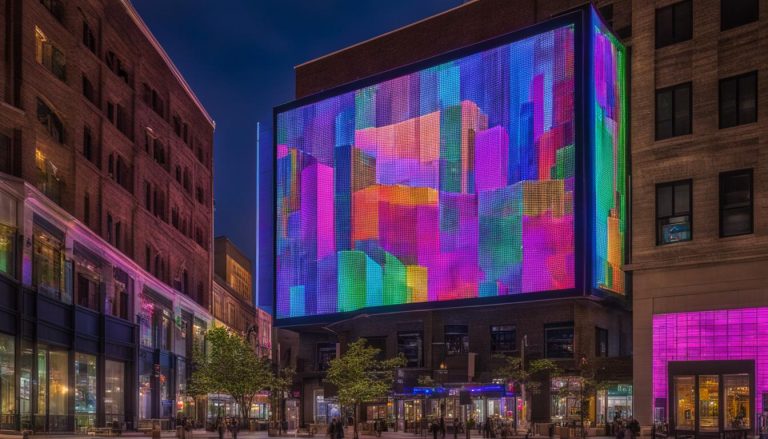 LED display in Evanston