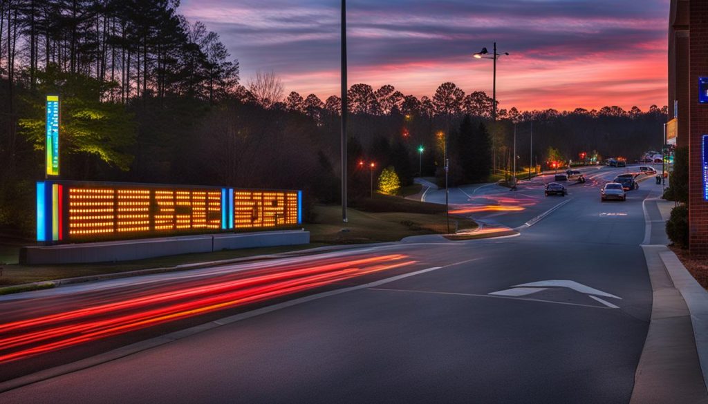 LED display in Huntersville