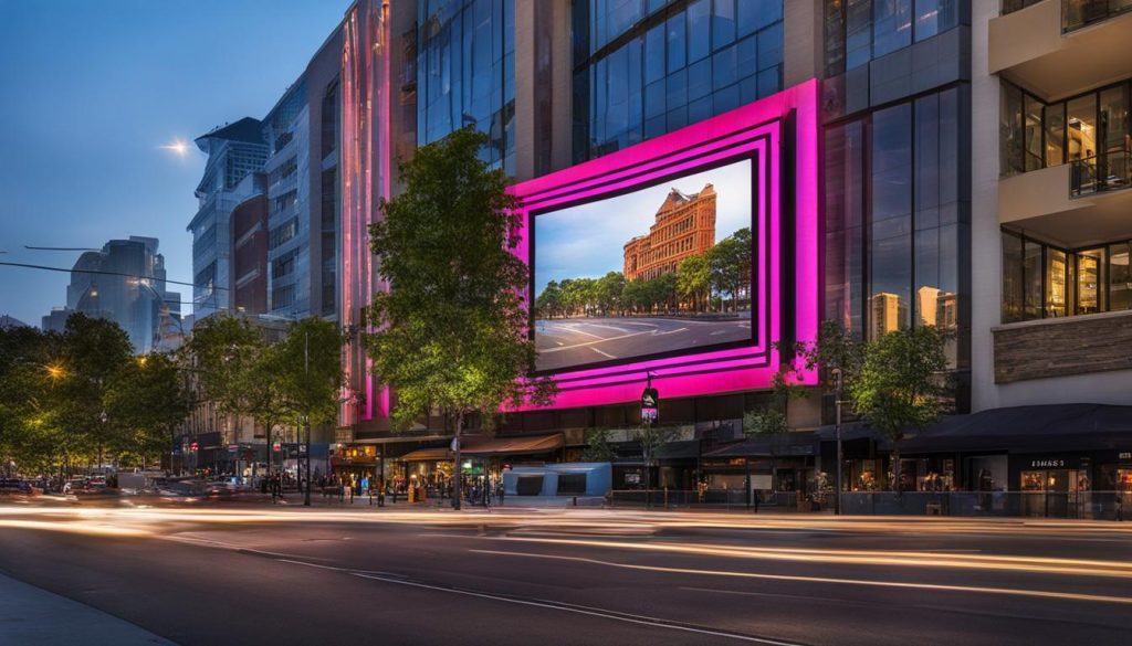 LED display in Macon