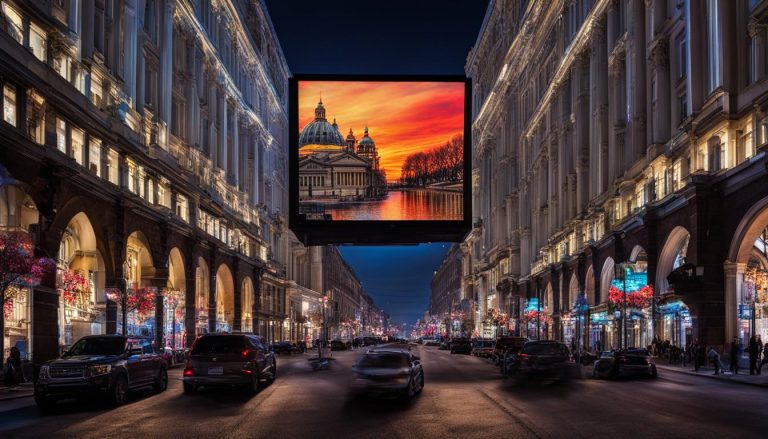 LED display in Petersburg