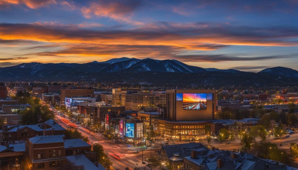 LED display screen in Boulder