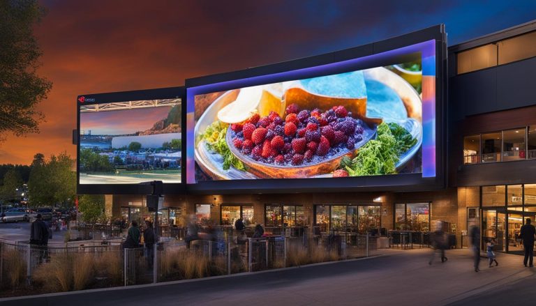 LED display screen in Castle Rock