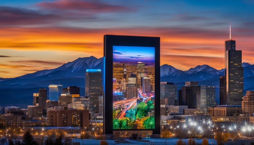 LED display screen in Denver