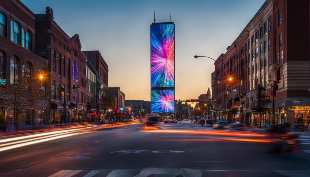 LED display screen in Lowell
