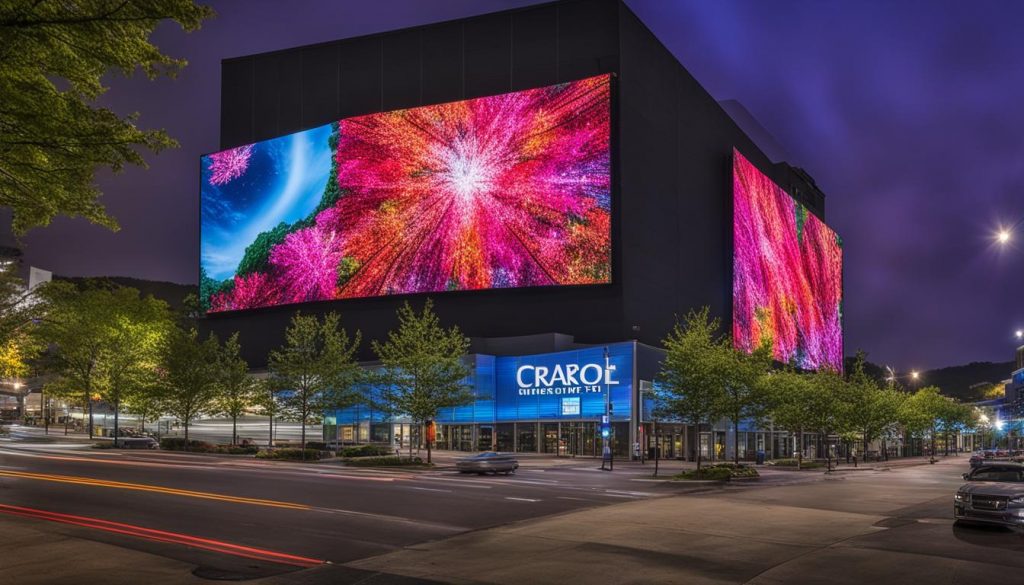 LED display screen in Roanoke