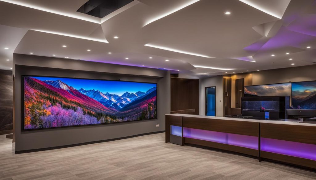 LED panel wall in Colorado Springs