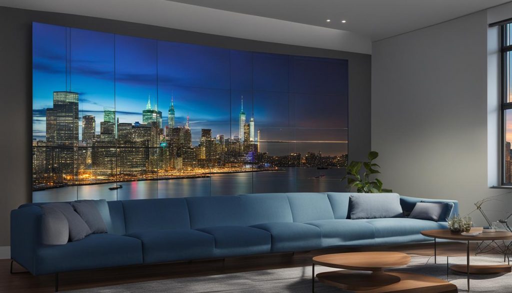 LED panel wall in Jersey City