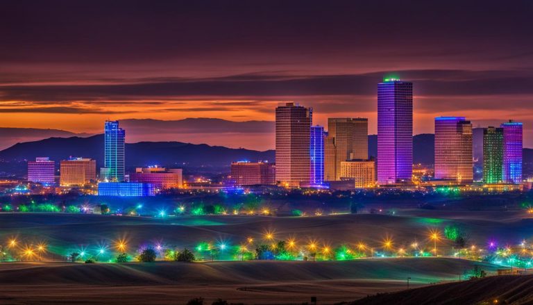 LED panel wall in Pueblo