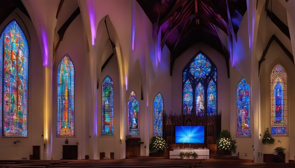 LED screen for church in Augusta