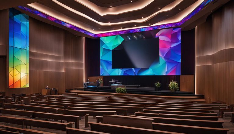 LED screen for church in Bentonville