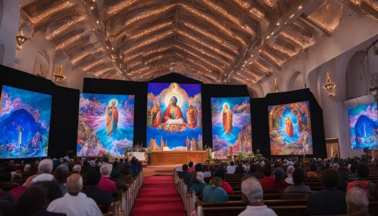 LED screen for church in Cary