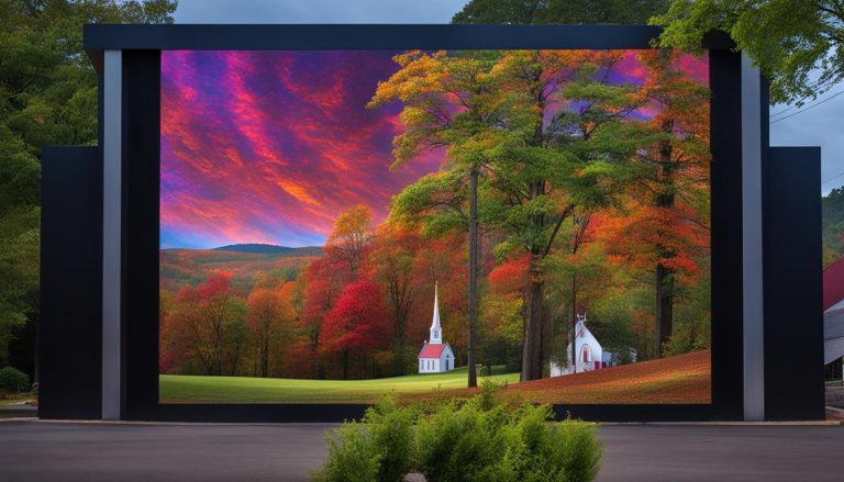 LED screen for church in Charlottesville