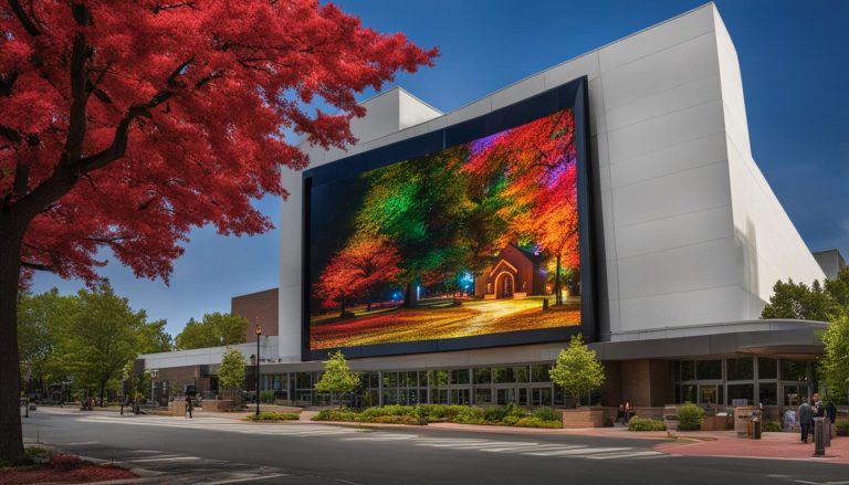 LED screen for church in Cherry Hill