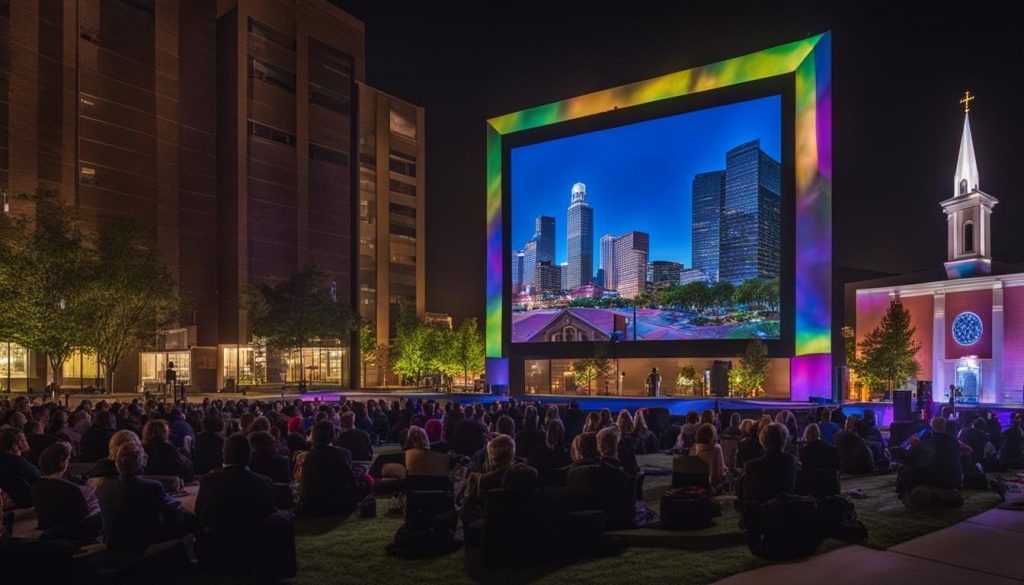 LED screen for church in Denver