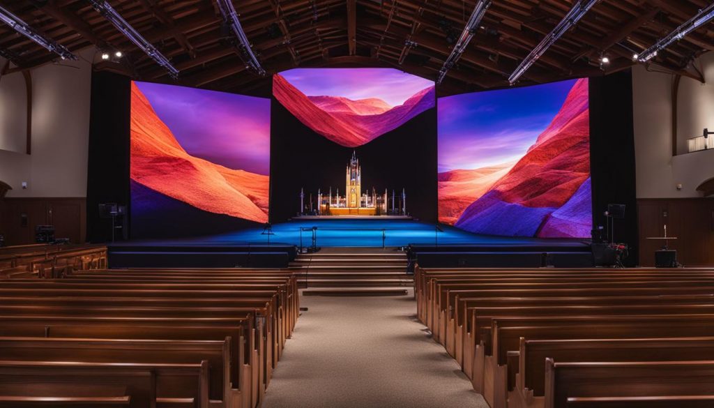 LED screen for church in Fort Collins