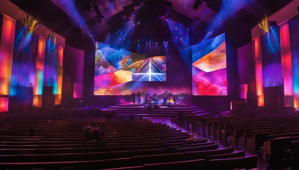 LED screen for church in High Point