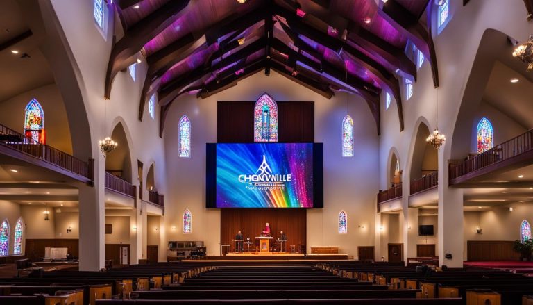 LED screen for church in Jacksonville