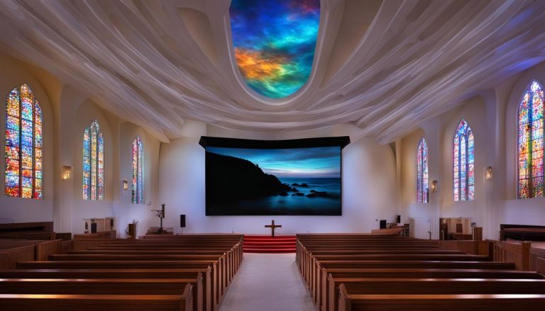 LED screen for church in Jersey City