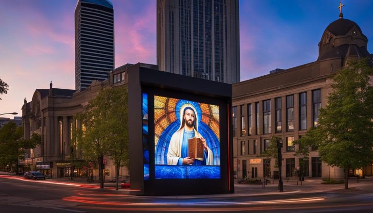 LED screen for church in Joliet