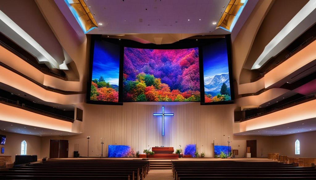 LED screen for church in Jonesboro