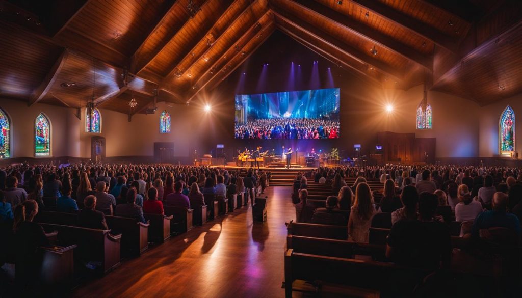 LED screen for church in Lynchburg