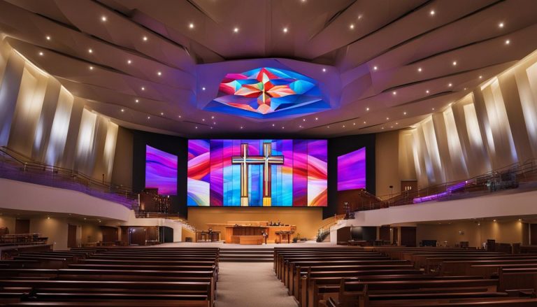 LED screen for church in Madison