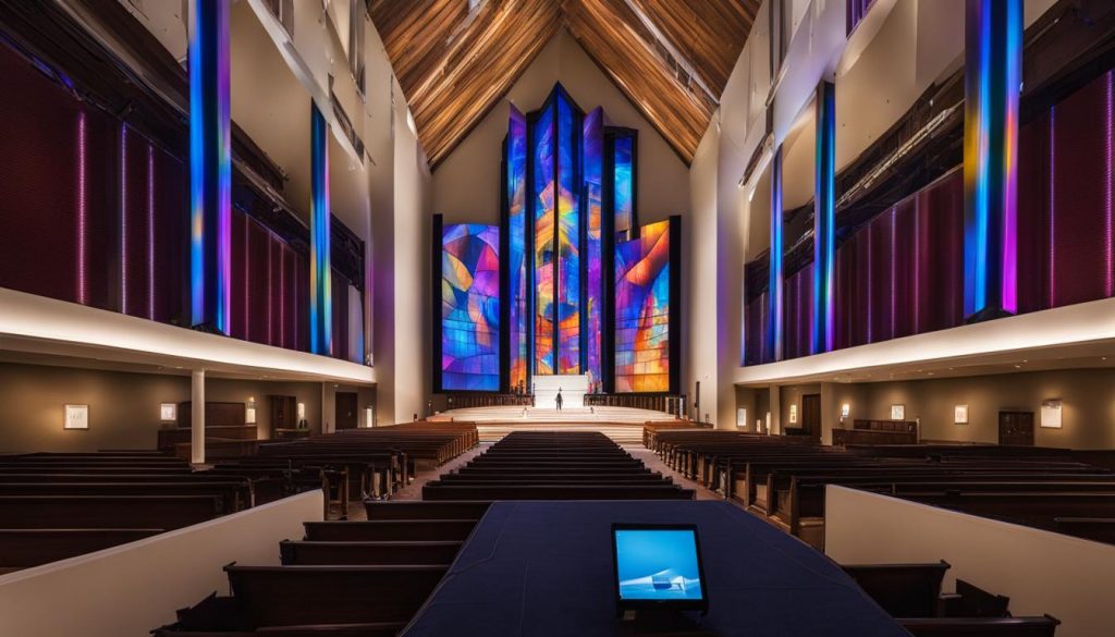 LED screen for church in Marietta