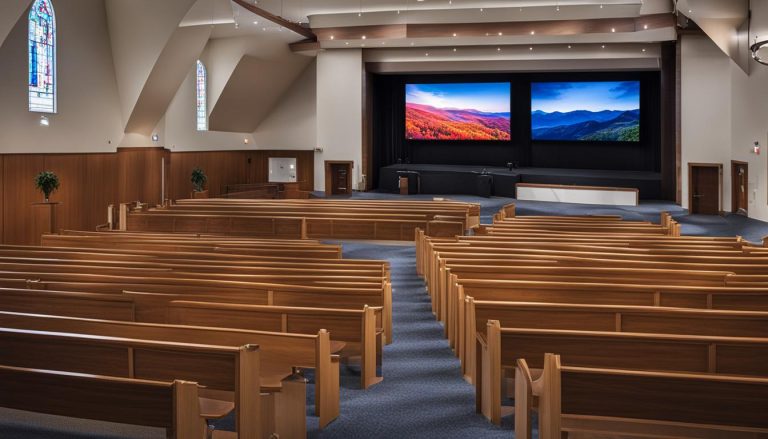 LED screen for church in Middletown