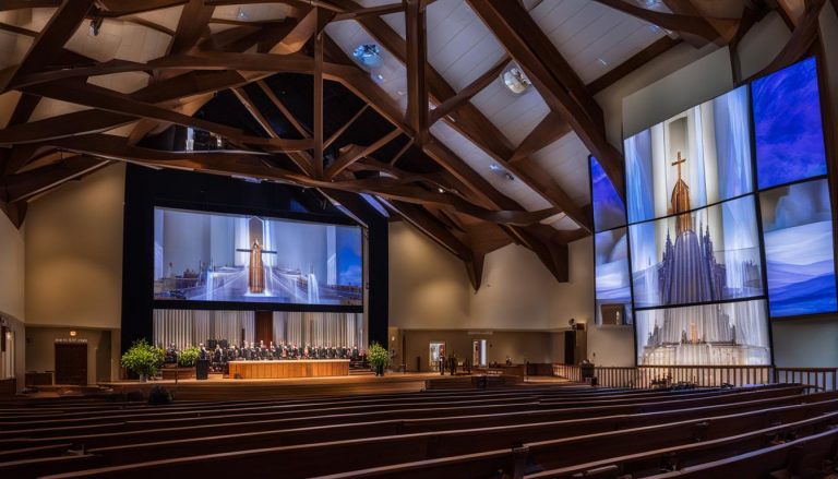 LED screen for church in Newport News