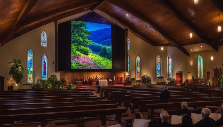 LED screen for church in Old Bridge