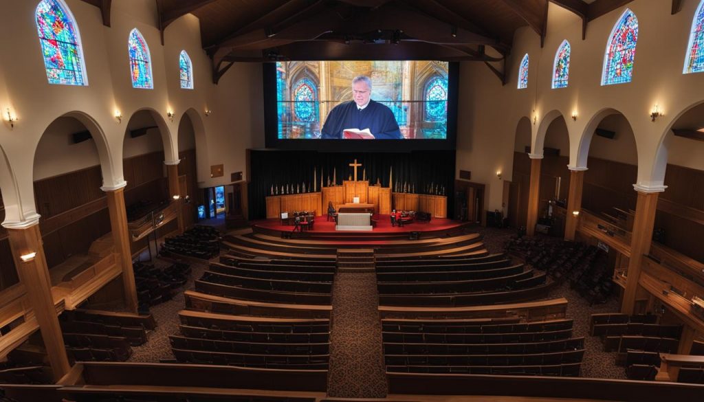 LED screen for church in Paragould