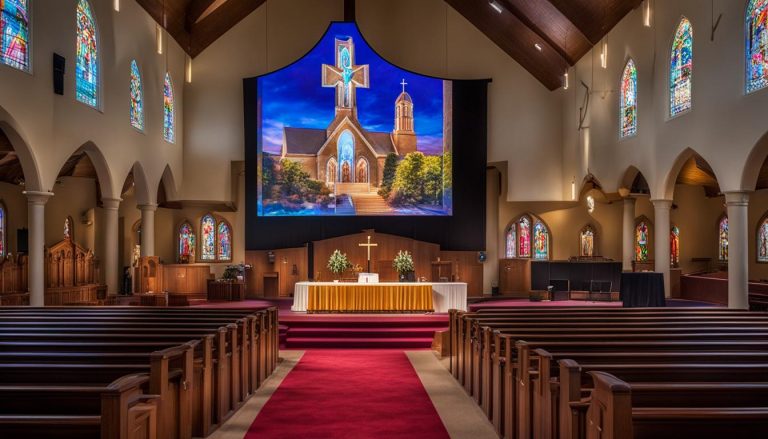 LED screen for church in Passaic